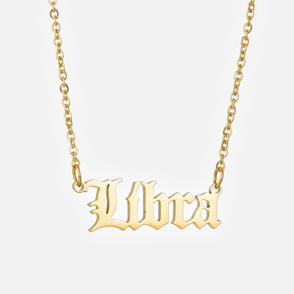 Libra Zodiac Necklace