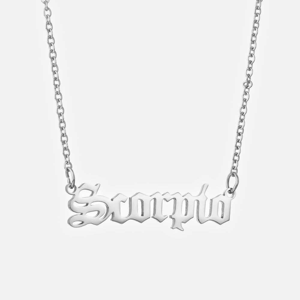 Scorpio Zodiac Necklace