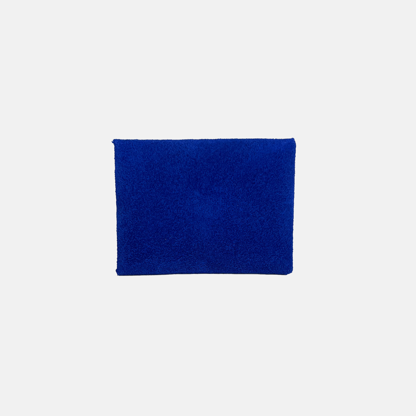 Electric Blue Suede Cardholder