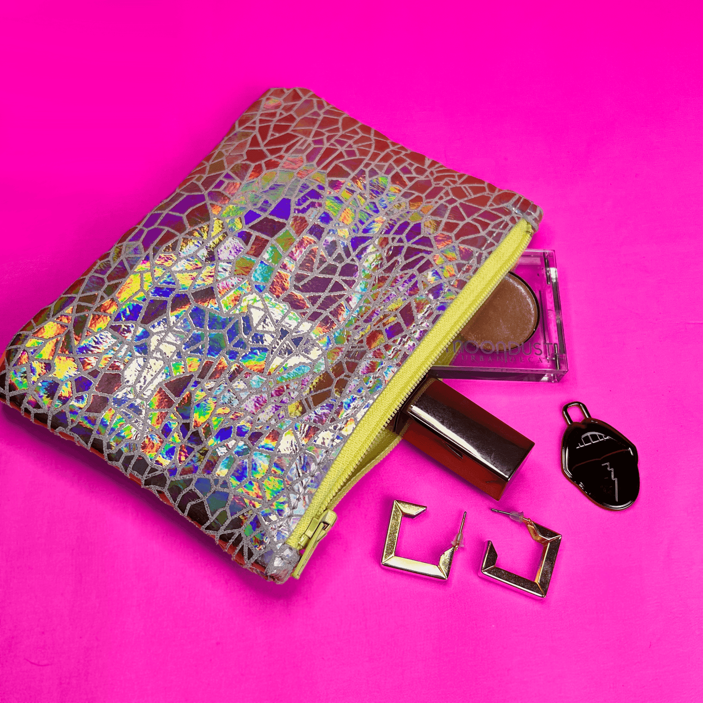 Mini Prism Cosmetic Coin Pouch - Womxn's Revolution