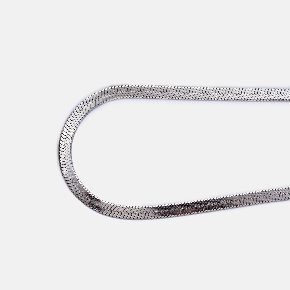 Silver Snake Chain Necklace