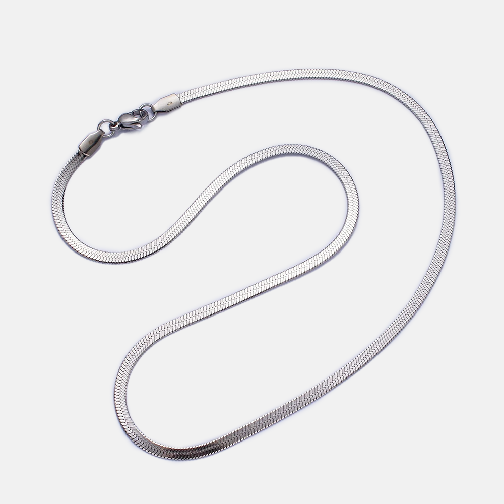 Silver Snake Chain Necklace
