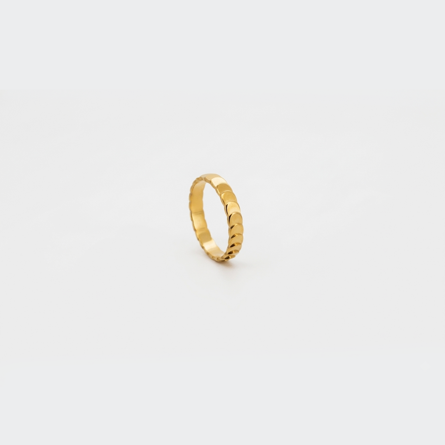 Coin Texture Ring