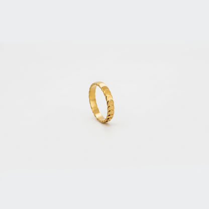 Coin Texture Ring