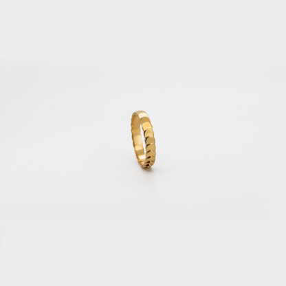 Coin Texture Ring