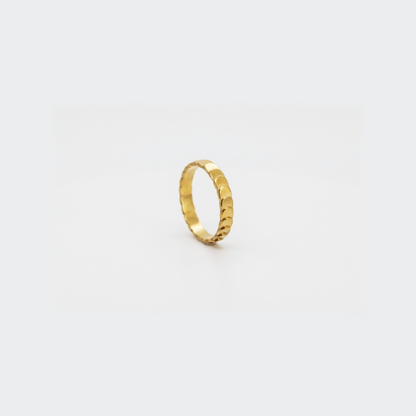 Coin Texture Ring