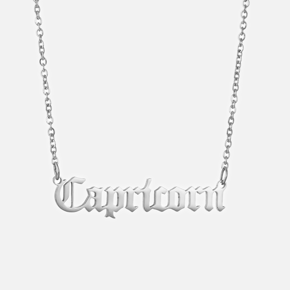 Capricorn Zodiac Necklace