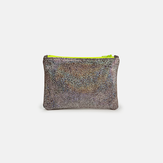 Mini Cosmic Dust Leather Coin Pouch