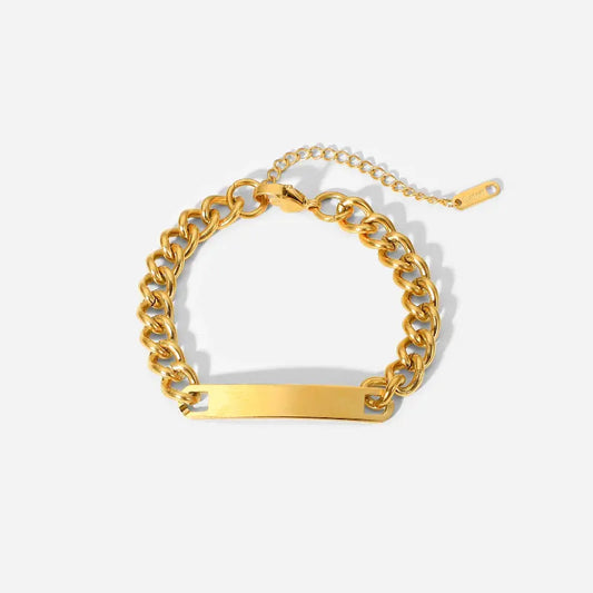 Name Plate Bracelet