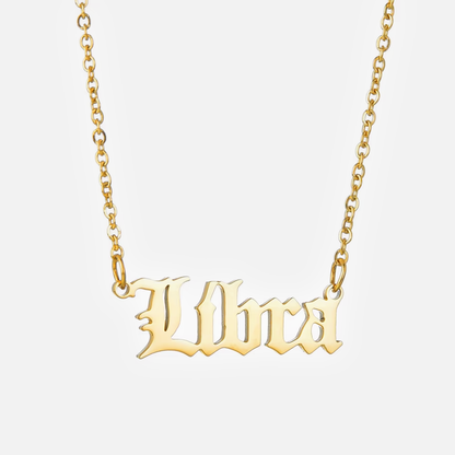 Libra Zodiac Necklace