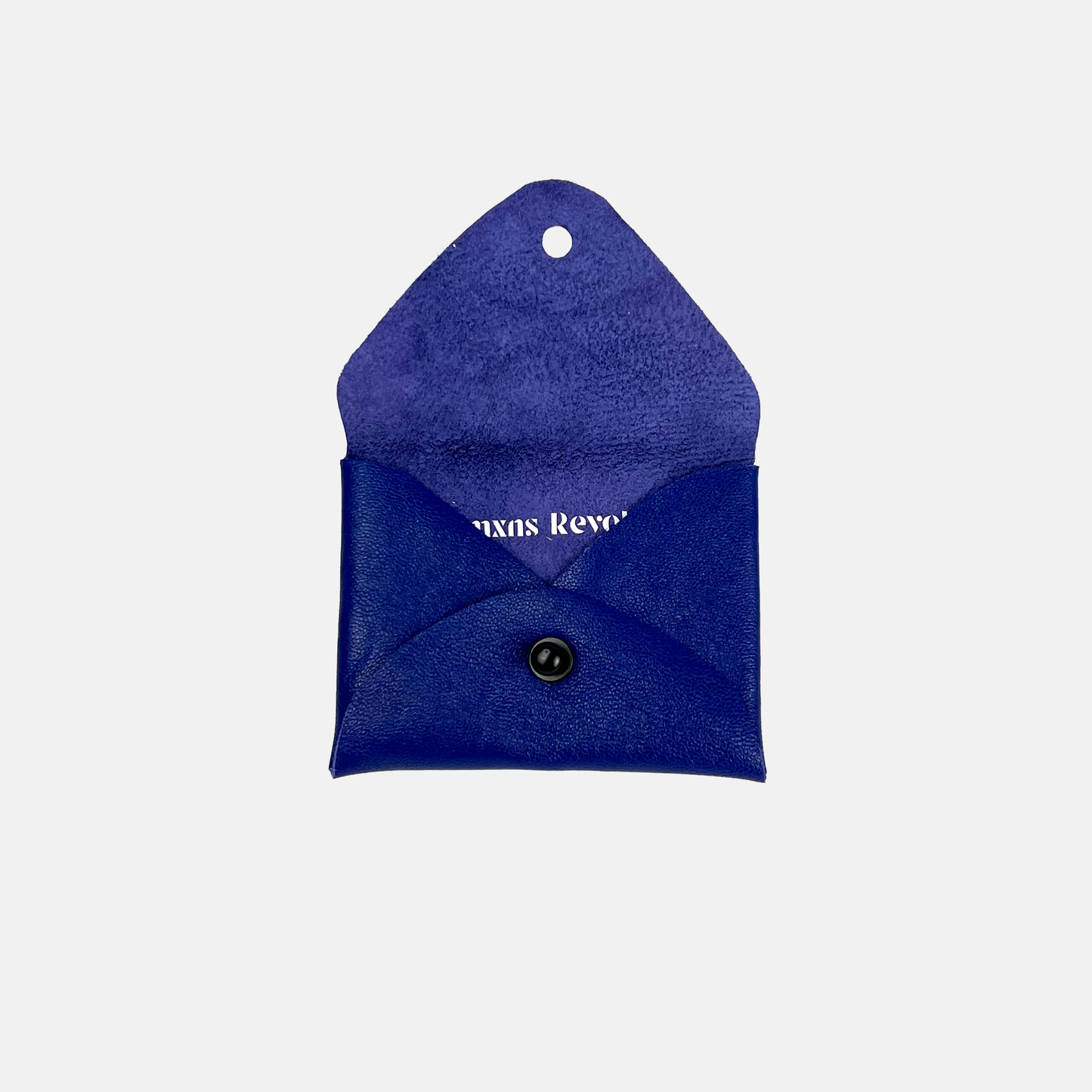 Royal Blue Leather Cardholder