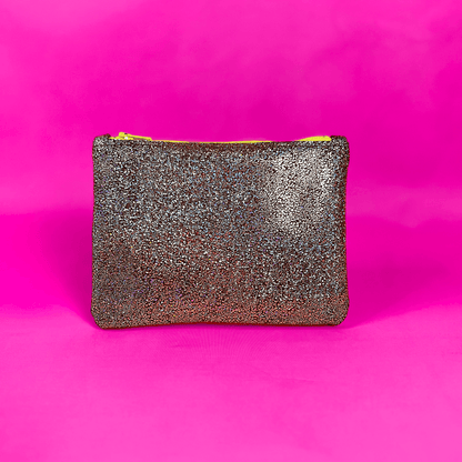 Mini Cosmic Dust Leather Coin Pouch - Womxn's Revolution