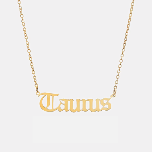 Taurus Zodiac Necklace