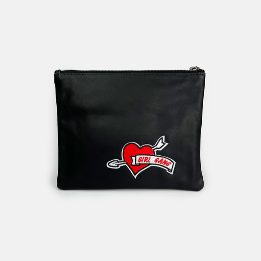 Girl Gang Large Leather Pouch