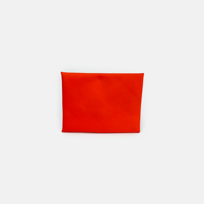Orange Leather Cardholder