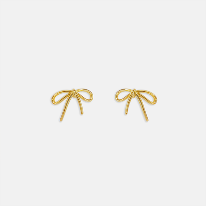 Ribbon Drop Earrings