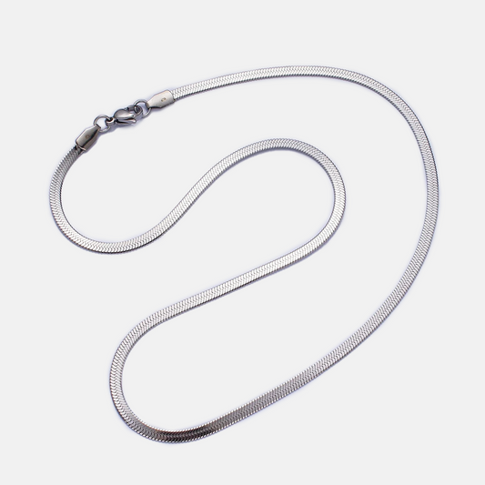 Silver Snake Chain Necklace